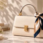 Elegant Ivory Structured Handbag